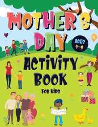 Mother's Day Activity Book for Kids Ages 4-8