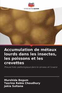 Accumulation de metaux lourds dans les insectes, les poissons et les crevettes