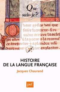 Histoire de langue française