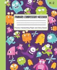 Primary Composition Notebook K-2 With Practice Handwriting Paper And Story Board
