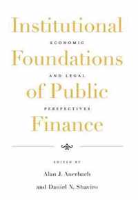 Institutional Foundations of Public Finance