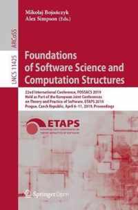 Foundations of Software Science and Computation Structures