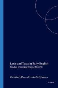 Lexis and Texts in Early English