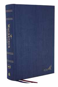 NKJV, MacArthur Study Bible, 2nd Edition, Cloth over Board, Blue, Comfort Print