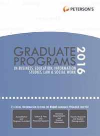 Graduate Programs in Business, Education, Information Studies, Law & Social Work 2016