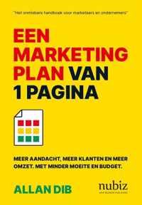 Een marketingplan van 1 pagina