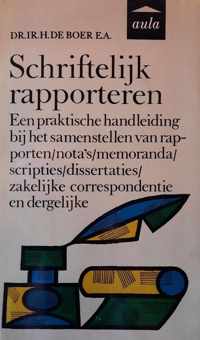 Schriftelijk rapporteren