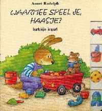 Kinderboeken Waarmee speel je, haasje (kartonboekje). 1+