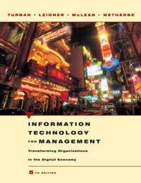 Information Technology for Management