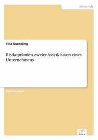 Risikopramien zweier Assetklassen eines Unternehmens