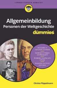 Allgemeinbildung Personen der Weltgeschichte fur Dummies