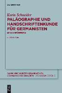 Paläographie Und Handschriftenkunde Für Germanisten: Eine Einführung