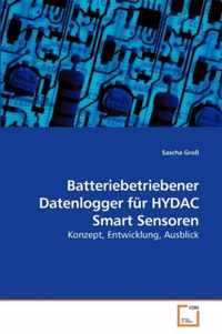 Batteriebetriebener Datenlogger fur HYDAC Smart Sensoren