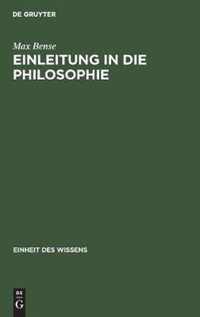 Einleitung in Die Philosophie