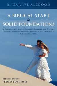 A Biblical Start to Solid Foundations