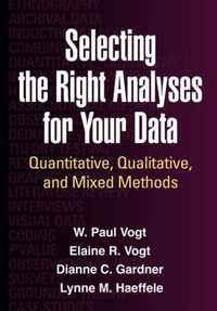 Selecting the Right Analyses for Your Data