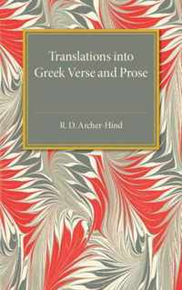 Translations into Greek Verse and Prose