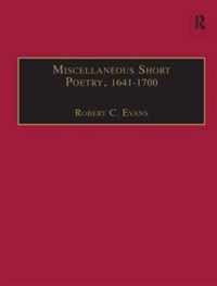 Miscellaneous Short Poetry, 1641-1700: Printed Writings 1641-1700