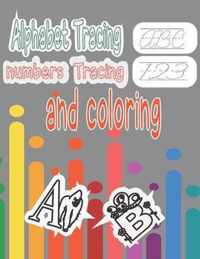 Tracing and coloring book