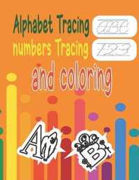 Tracing and coloring book
