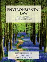 Environmental Law Text Cases & Materials