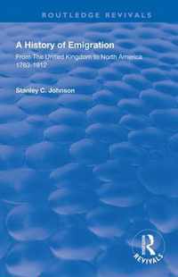 Emigration from the United Kingdom to North America, 1763 - 1912