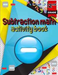 Subtraction math activity book
