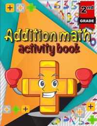 Addition math activity book