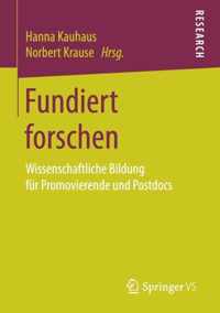 Fundiert Forschen