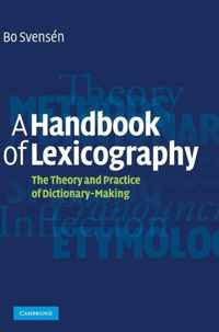 A Handbook of Lexicography