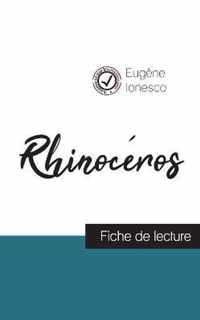 Rhinoceros de Ionesco (fiche de lecture et analyse complete de l'oeuvre)