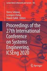 Proceedings of the 27th International Conference on Systems Engineering, ICSEng 2020