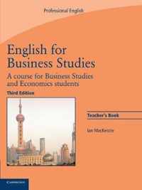 English for Business Studies Teacher's Book