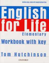 English for Life - Elementary workbook with key