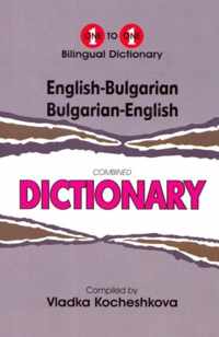 English-Bulgarian & Bulgarian-English One-to-One Dictionary