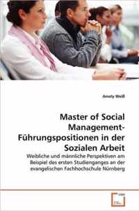Master of Social Management-Fuhrungspositionen in der Sozialen Arbeit