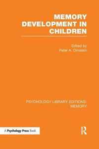 Memory Development in Children (PLE