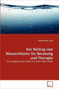 Der Beitrag von Wassershiatsu fur Beratung und Therapie