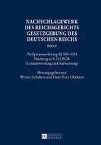 Nachschlagewerk des Reichsgerichts - Gesetzgebung des Deutschen Reichs