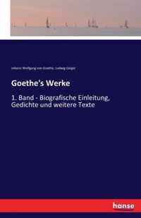 Goethe's Werke