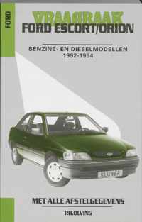 Autovraagbaken  -  Vraagbaak Ford Escort / Orion Benz dies 92-94