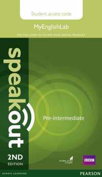 Speakout - Pre-Int second edition MyEnglishLab student acces