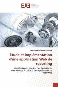 Etude et implementation d'une application Web de reporting
