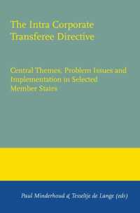 Centre for Migration Law  -   The Intra Corporate Transferee Directive