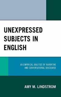 Unexpressed Subjects in English