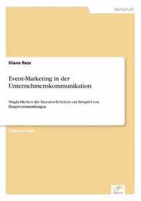 Event-Marketing in der Unternehmenskommunikation