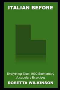 Italian Before Everything Else