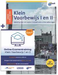 ANWB  -   Cursusboek Klein Vaarbewijs I en II + Online Examentraining