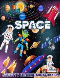 Space Coloring and Activity Book for Kids: Features