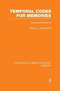 Temporal Codes for Memories